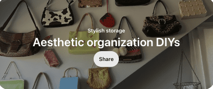 Aesthetic organization DIYs Pinterest Board for Inspiration board on Pinterest called Aesthetic organization DIYs